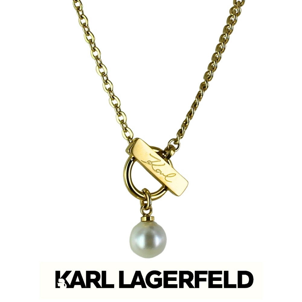 Other - KARL LAGERFELD 正規品 ネックレス パール チェーン ゴールド レディース カールラガーフェルド アクセサリー ギフト プレゼント 成人 卒業 入学
