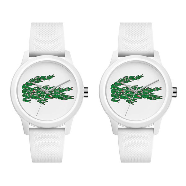 LACOSTE ラコステ 腕時計 手表 ペアウォッチ メンズ 父の日 レディース 母の日 ワニロゴ ホワイト ラバー カップル お揃い ペア腕時計 夫婦 両親 おしゃれ おすすめ ペアギフト ペアグッツ ランキング お祝い