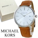 マイケルコース 時計 メンズ 腕時計 手表 BLAKE ブレイク シルバー×ブラウン レザー 革ベルト MK8673 ビジネス 男性 誕生日 ギフト 合格 社会人 記念日 クリスマスプレゼント ランキング お祝い