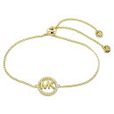 レディース ブレスレット チェーン 女性 女友達 娘 母親 誕生日 おしゃれなプレゼント イエローゴールド シルバー925 ラインストーン マイケルコース ブランドアクセサリー クリスマスプレゼント ランキング お祝い