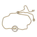 レディース ブレスレット チェーン ローズゴールド シルバー925 ラインストーン マイケルコース ブランドロゴ 女性 友達 母親 誕生日 プレゼント クリスマスプレゼント ランキング お祝い