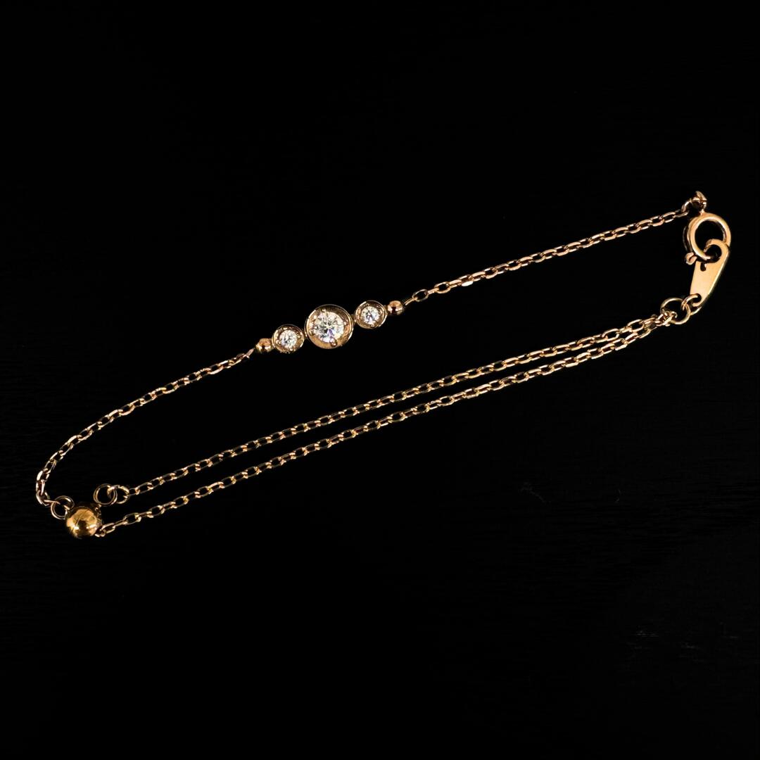 正規品 ナチュラルピュア ブレスレット アンクレット レディース シンプル おしゃれ ピンクゴールドカラー サージカルステンレス ステンレス 金属アレルギー 対...