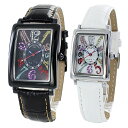 ペア 時計 ピエールタラモン 腕時計 手表 ペアウォッチ メンズ レディース 大人カップル 贈り物 ギフト ブラック ホワイト 本革レザー トノー型 おそろい クリスマスプレゼント ランキング お祝い