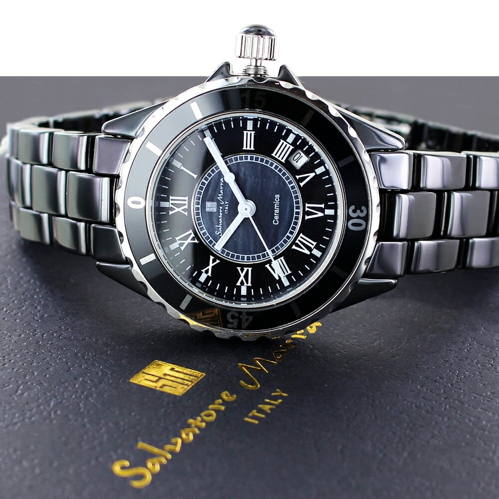 ペアウォッチ 正規品 サルバトーレマーラ ペア腕時計 セラミック ブレスレット 時計 ブランド おしゃれ お揃い ペアギフト 両親 夫婦 カップル ランキング お祝い