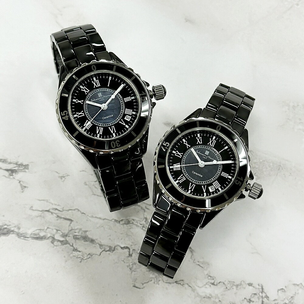 ペアウォッチ 正規品 サルバトーレマーラ ペア腕時計 セラミック ブレスレット 時計 ブランド おしゃれ お揃い ペアギフト 両親 夫婦 カップル クリスマスプレゼント ランキング お祝い