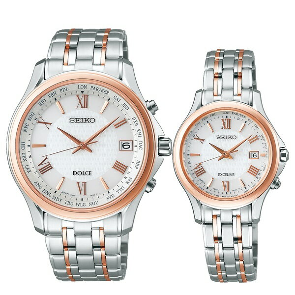 セイコーペア ソーラー電波 国内正規品 ペアボックス付き ペアウォッチ 腕時計 手表 海外旅行 思い出を作る 安心国内保証 メンズ レディース 防水 お洒落 サ...