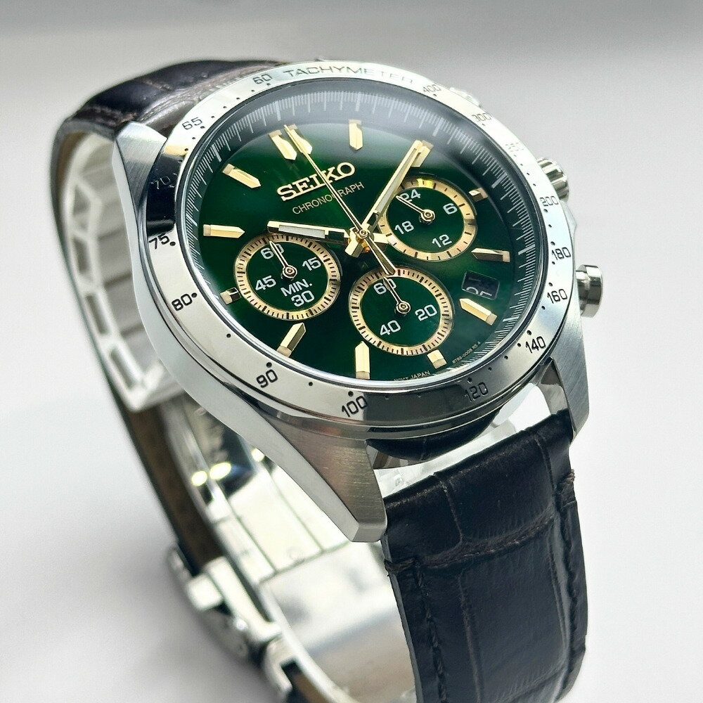 国内正規品 セイコー 腕時計 手表 メンズ 父の日 多機能ウォッチ スピリット グリーン ダークブラウン レザー フォーマル ビジネス 仕事 男性 時計 高級感 就職 還暦祝い 退職 誕生日プレゼント お祝い 記念日 ギフト ランキング お祝い