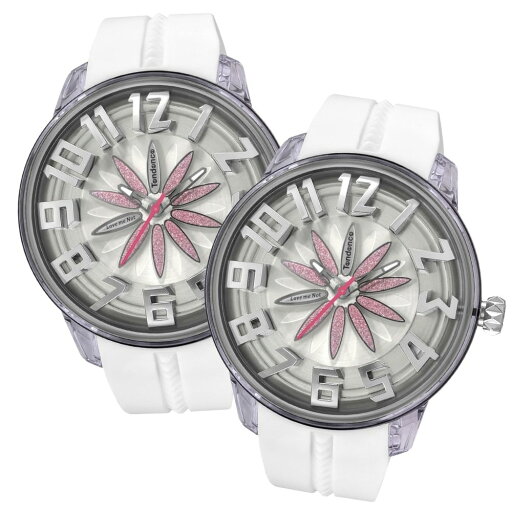 ペアウォッチ テンデンス 腕時計 メンズ レディース キングドーム お揃い ペアセット 10代 20代 30代 防水 シリコンベルト ホワイト カジュアル おしゃれ 誕生日 記念日 プレゼント ペアギフト Tendence 時計 ランキング お祝い