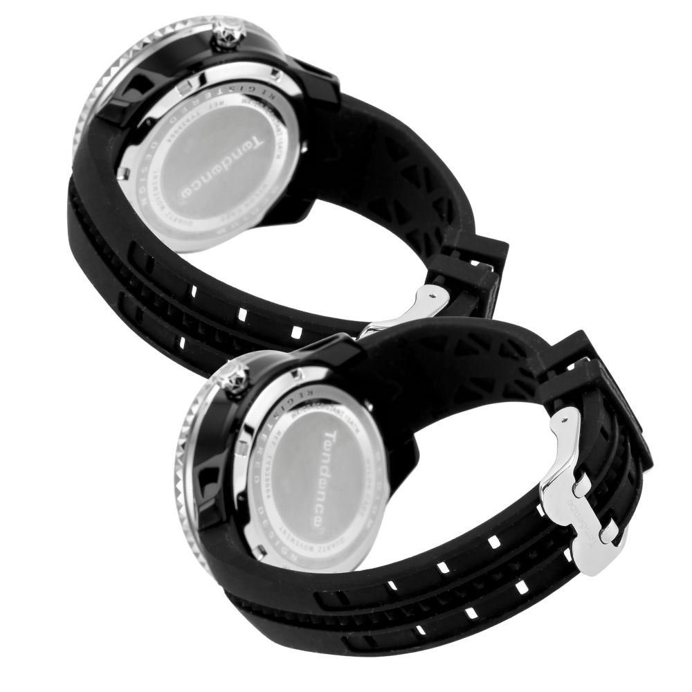 大人のおそろい テンデンス ペアウォッチ ペア腕時計 かっこいい 同じ 腕時計 手表 メンズ レディース 防水 ブラック シリコンベルト お揃い カップル 高校生 大学生 ペアギフト 夫婦 プレゼント ペアルック クリスマスプレゼント ランキング お祝い