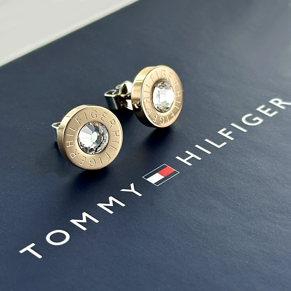 トミーヒルフィガー ピアス レディース キラキラ かわいい おしゃれ ローズゴールド 女性 プレゼント 女友達 ギフト 結婚式 結婚記念日 彼女 妻 母 誕生日...