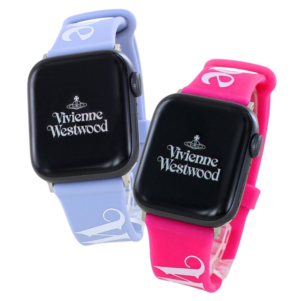 ヴィヴィアンウエストウッド お揃い ペアセット アップルウォッチ ベルト バンド ブルー ピンク シリコンバンド 男女兼用 38mm 40mm 41mm 42mm シリーズ Series11 10 9 8 SE SE2 SE3 Apple Watch 11 カップル プレゼント ギフト クリスマスプレゼント ランキング お祝い