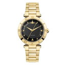 ヴィヴィアンウエストウッド ヴィヴィアン ウエストウッド 時計 レディース 腕時計 34ミリ ブラック ゴールド ステンレス VV206BKGD 時計 誕生日 ギフト 内祝い 母の日 お祝い