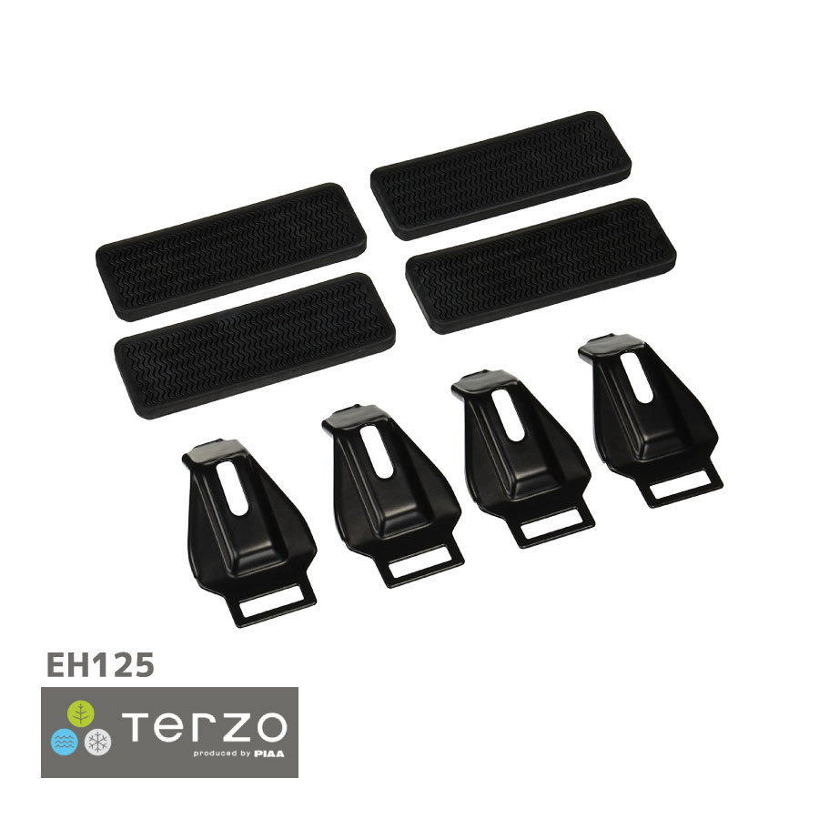 Terzo テルッツォ by PIAA ルーフキャリア ベースキャリア ホルダー 4個入 ブラック 【トヨタ グランビア KCH1# RCH1# VCH1#】 EH125