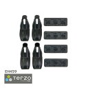 Terzo テルッツォ by PIAA ベースキャリア 車種別取付ホルダーセット 4個入 ブラック 【TOYOTA アクア】 EH459
