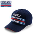 SPARCO MARTINI RACING スパルコ マルティニ レーシング ヘリテージコレクション FLEX CAP MARTINI RACING フレックス キャップ マルティニレーシング ポリエステル 98% PUスパンデックス 2% マルティーニ アウトドア キャンプ レース 帽子 モータースポーツ アパレル