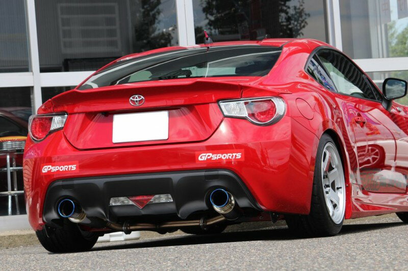 エグザス エボチューン EXAS EVO Tune ZN6 / ZC6 / ZN8 / ZD8 ver.2 (JQR) トヨタ 86 / スバル BRZ 253101 | 最高品質ステンレス チタンテール GP スポーツ マフラー エキゾースト 車検対応