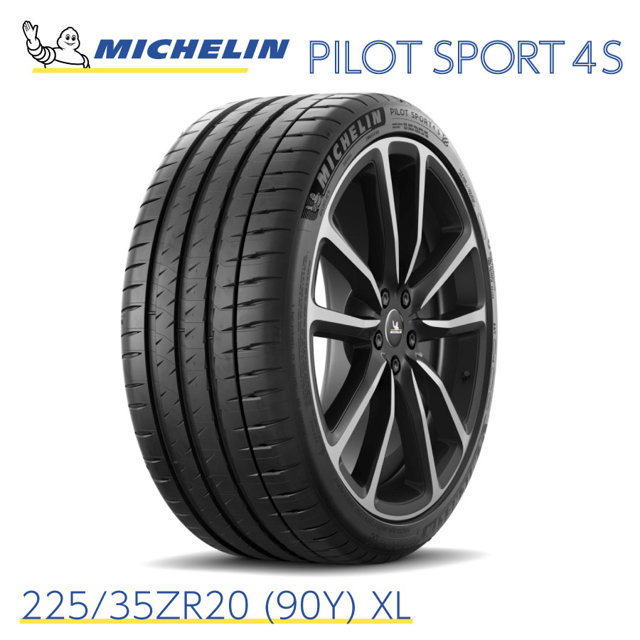 正規輸入品 ミシュランタイヤ パイロットスポーツ 4S 225/35ZR20 (90Y) XL MICHELIN PILOT SPORT 4S 71..