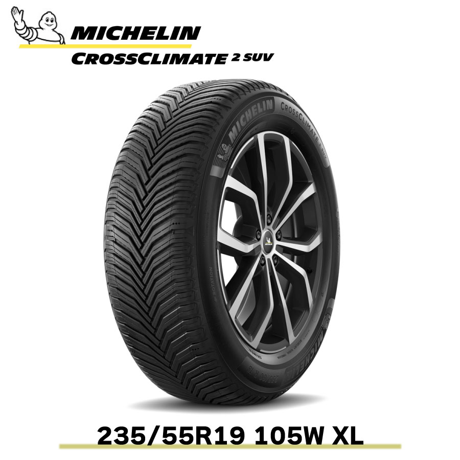 正規品 ミシュランタイヤ クロスクライメート2 SUV 235/55R19 105W XL MICHELIN 661843 CROSSCLIMATE 2 SUV 19インチ オールシーズン 交換不要 雪も走れる夏タイヤ クロスオーバー 単品