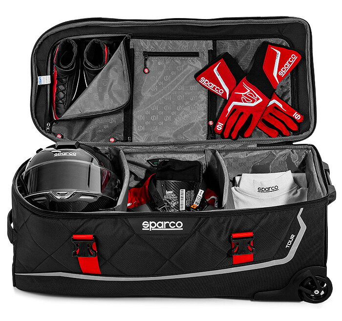 SPARCO ���ѥ륳 TOUR �ȥ��꡼�Хå� �֥�å���å� �֥�å����졼