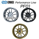 エンケイ ホイール パフォーマンスライン PF01 18インチ 7.5J ENKEI Peformance Line スパークル シルバー マット ブラック ゴールド 車 かっこいい