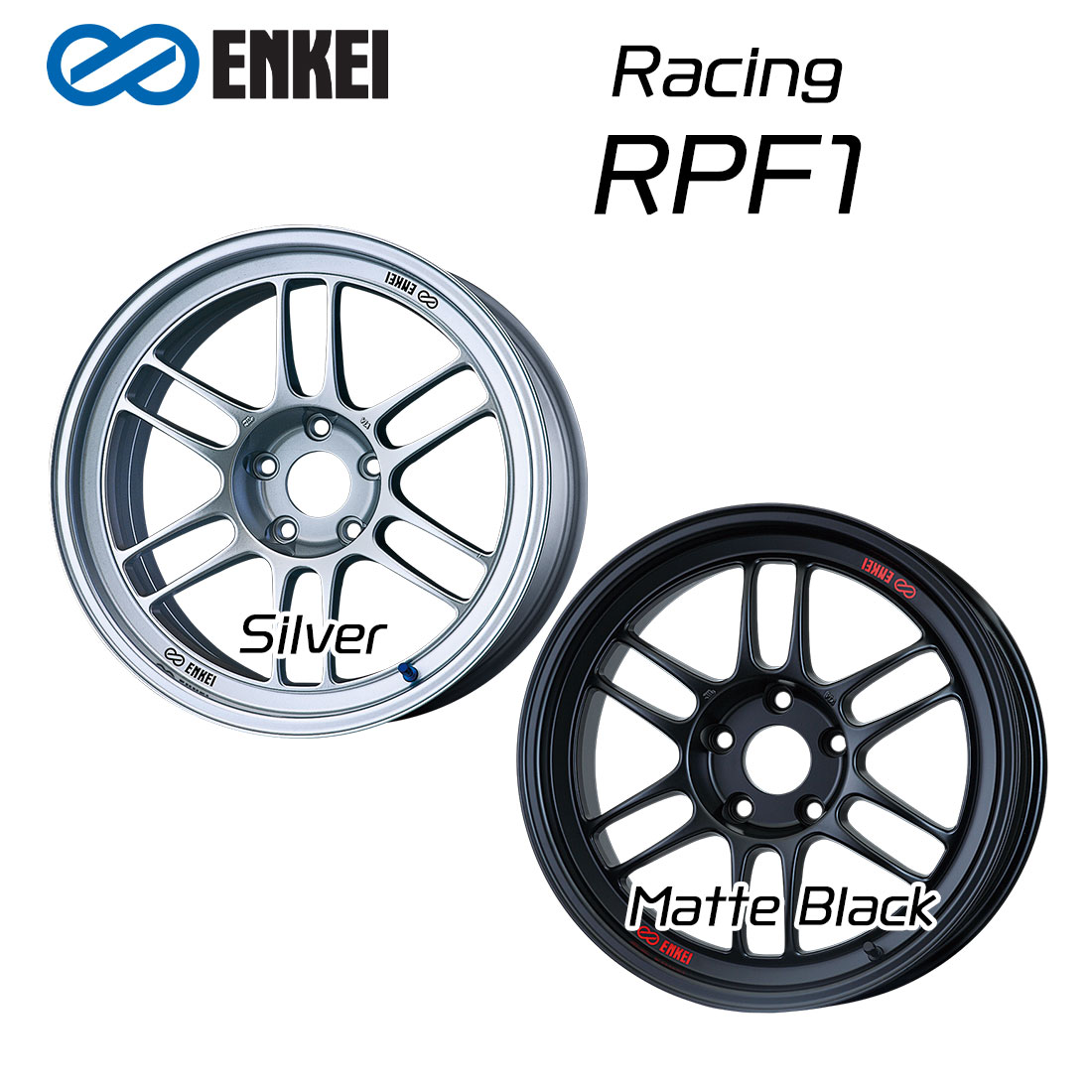 エンケイ ホイール レーシング RPF1 18インチ 10J インセット38 5-114.3 シルバーENKEI Racing シルバー 車 かっこいい