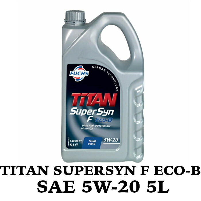 オイル, エンジンオイル TITAN SUPERSYN F ECO-B 5W-20 5L FUCHS A601452215 JEEP STJLR.03.5004 