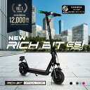 電動キックボード RICHBIT ES1 Pro 特定小型原付キックボード | 免許不要 特定小型原動機付自転車 キックスケーター 公道走行可能 LEDライト ...