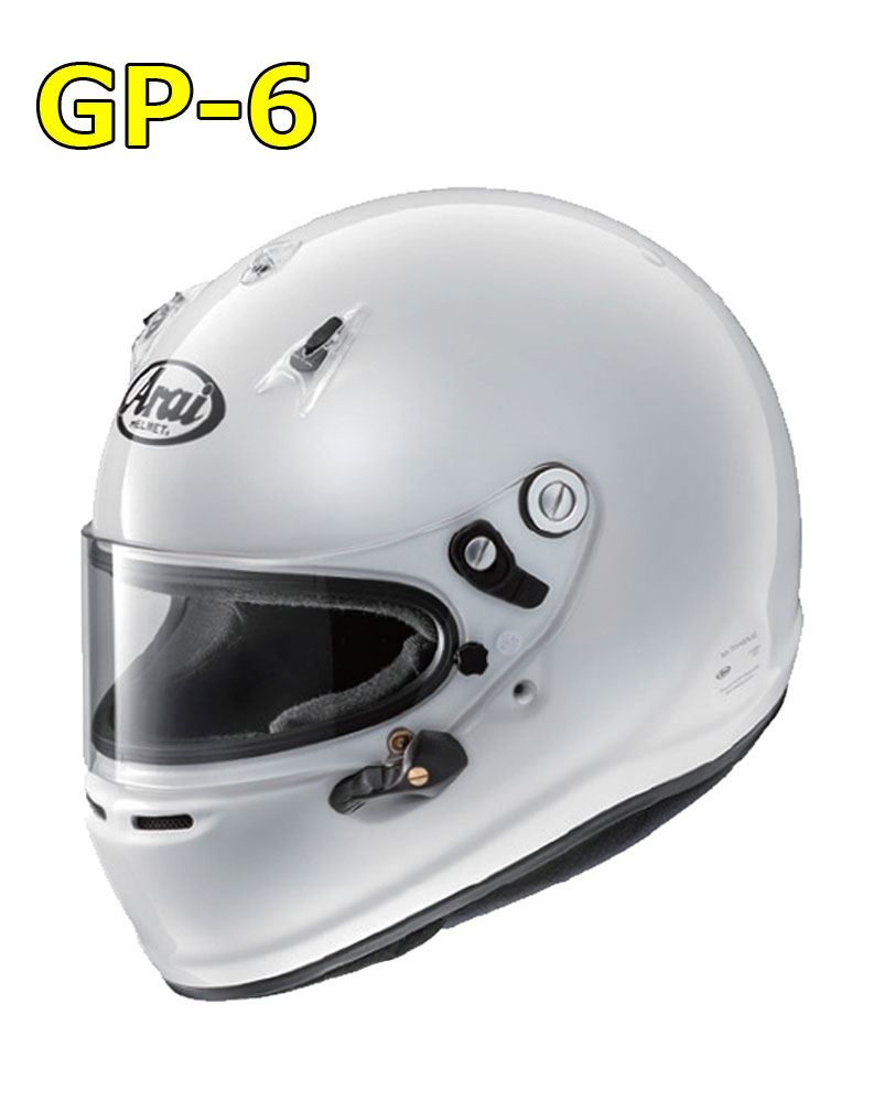 Arai アライ ヘルメット GP-6 8859 プロスペック 四輪車レース用 輪競技用 FIA8859 規格 ヘルメット GP6-S GP6-XS GP6-S GP6-M GP6-L GP6-XL GP6-XXL