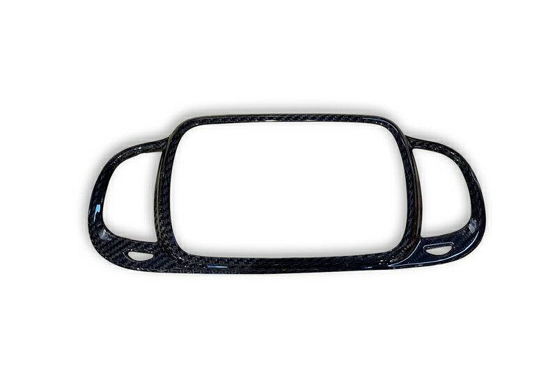 GRU スーパードライカーボン NAVI中央エアコン送風口カバー ABARTH5595・695 S4? Fiat500後期 カスタム ドレスアップ 車 ASSO アッソ G-ST808