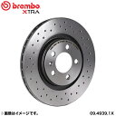 09.4939.1X brembo ブレンボ エクストラブレーキディスク Xtra フロント 左右セット UVコーティング ブレーキローター ABARTH 500 595(BASE GRADE) FIAT COUPE (TURBO)