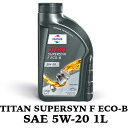 TITAN SUPERSYN F ECO-B 5W-20 1L FUCHS フックス オイル A602010391 エンジンオイル ジャガー ローバー JEEP 承認 ジャガー STJLR.03.5004 エンジン保護 燃費向上 モーターオイル ロングドレーン