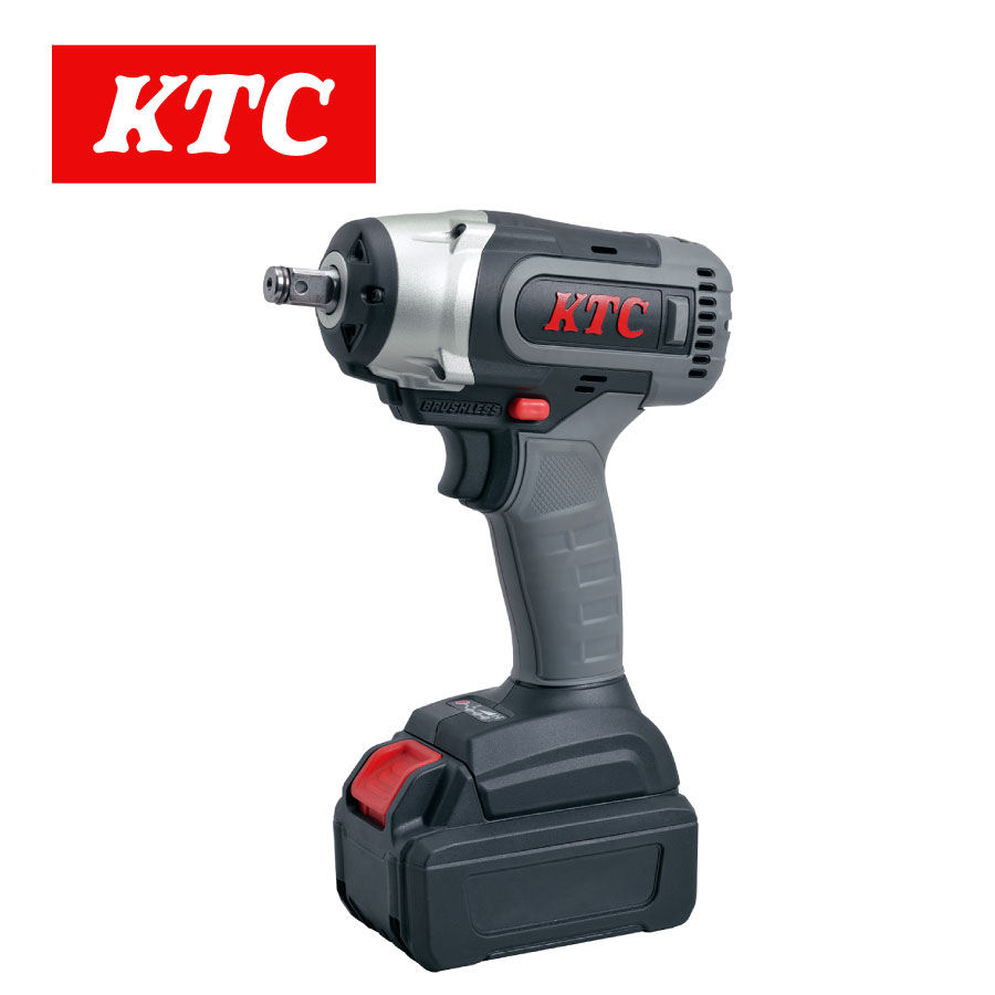 12.7sq. ホイールナット専用 コードレス トルクリミット インパクトレンチセット JTAE473A KTC 工具 バッテリーパック ケース付 ボルト ナットの締緩 高寿命 コンパクト