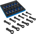 ボックスエンド・トルクアダプターエクステンションセット(12個入) 工具 整備用品 メンテナンス 修理 DIY 自動車 軽自動車 大型車 自動車やバイクの整備に...
