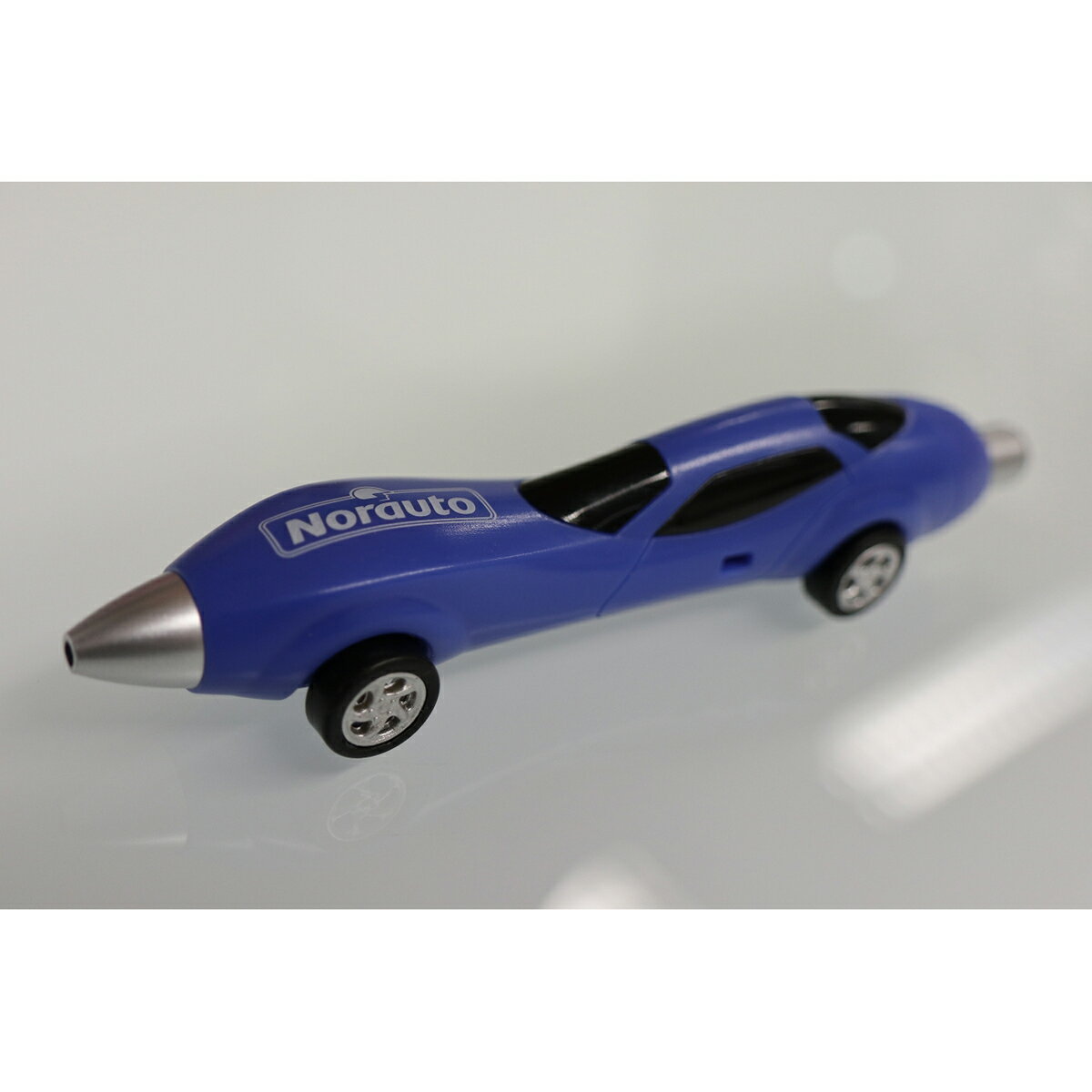 \楽天スーパーSALE特別価格!/Norauto ノルオート かわいい ミニカーボールペン 青 1本 ブルー メール便