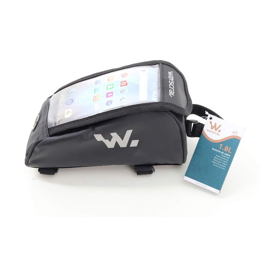 自転車バッグ フレームバッグ 自転車ホルダー スマホホルダー 携帯ホルダー スマートフォンバック スマ..