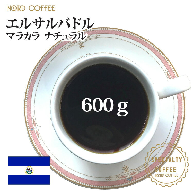 エルサルバドル マラカラ ナチュラル600g(300g×2袋)スペシャルティコーヒー 送料無料！(お歳暮/お年賀/お中元/バレンタイン/スペシャリティコーヒー/スペシャルティコーヒー/珈琲/珈琲豆/コーヒー豆)