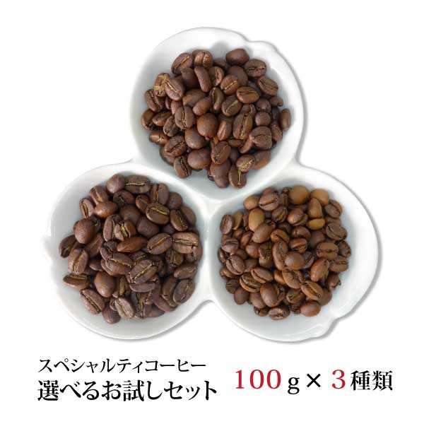 スペシャルティコーヒー送料無料！選べるスペシャルティコーヒー3種各100gセット