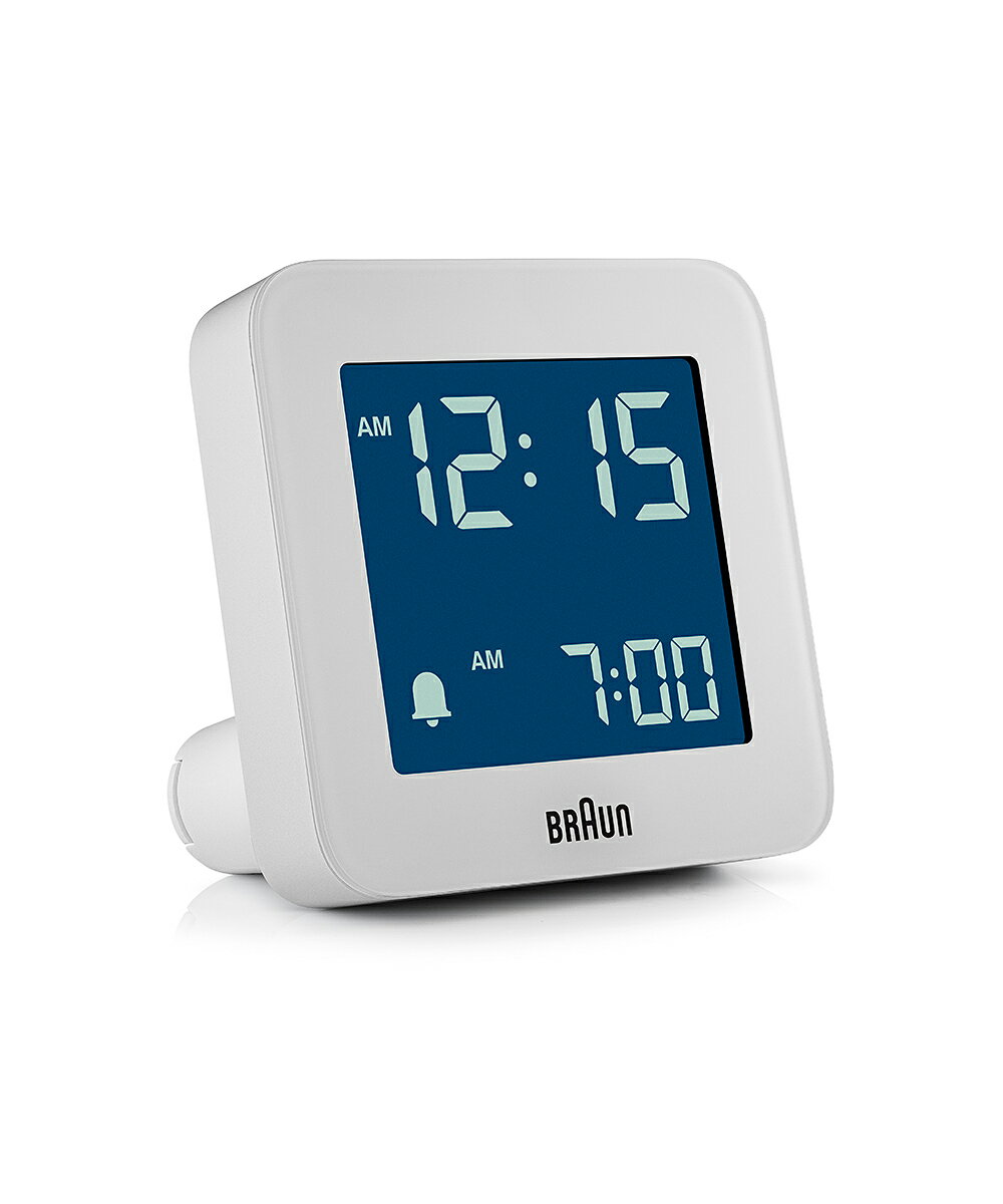 ＼ポイント10倍/ ブラウン 置き時計 静音 BRAUN BC09W デジタルクロック 目覚まし 卓上時計 入学 卒業 ギフト プレゼント 男性 女性 シンプル かわいい コンパクト ミニ ドイツデザイン バウハウス インテリア おしゃれ 人気 ディーター・ラムス