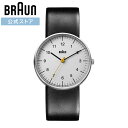 \ポイント10倍/ ブラウン 腕時計 レザー 黒 BRAUN BN0021BKG 入学 卒業 ギフト プレゼント 男性 女性 ユニセックス シンプル ドイツデザ...