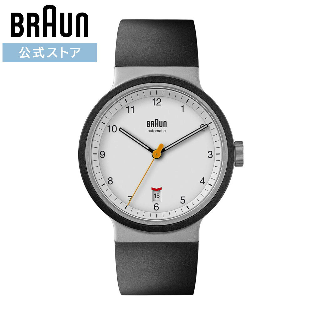 ブラウン メンズ腕時計 オートマチック 白 BN0278WHBKG 自動巻き 機械式 入学 卒業 ギフト プレゼント 男性 女性 シンプル ドイツデザイン バウハウス おしゃれ 人気 ディーター・ラムス