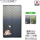 のれん 歌川国芳 和風 85cm幅 150cm丈 2種 金魚づくし 紺 緑 暖簾 半間 和柄 日本画 絵画 浮世絵 歌舞伎 名画 屏風 障壁画 間仕切り 目隠し タペストリー 入口 店頭 軒先 業務用 店舗用 飲食店 居酒屋