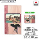 のれん 東海道五十三次 和風 85cm幅 150cm丈 2種 歌川広重 保永堂 保土ヶ谷 ピンク 暖簾 半間 和柄 日本画 絵画 浮世絵 歌舞伎 名画 屏風 障...