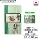 のれん 東海道五十三次 和風 85cm幅 150cm丈 2種 歌川広重 保永堂 三島 緑 グリーン 暖簾 半間 和柄 日本画 絵画 浮世絵 歌舞伎 名画 屏風 ...