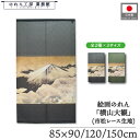 のれん 横山大観 和風 85cm幅 90cm丈 120cm丈 150cm丈 2種 正気放光 紺 緑 暖簾 半間 和柄 日本画 絵画 浮世絵 歌舞伎 名画 屏風 ...