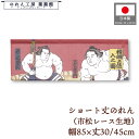 ショート丈 のれん 和風 85cm幅 30cm丈 45cm丈 2サイズ 短い 新横綱土俵入り 市松レース 暖簾 和柄 モダン 間仕切り 目隠し タペストリー 業...