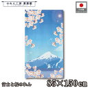 のれん 和風 85cm幅 150cm丈 富士と桜 さくら 富士山 春 風景 景色 暖簾 半間 和柄 モダン シンプル ナチュラル 間仕切りカーテン 目隠し タペストリー 入口 店頭 軒先 業務用 店舗用 飲食店 居酒屋