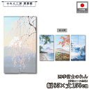 のれん 風景 景色 和風 85cm幅 150cm丈 4種 春夏秋冬 四季 富士山 桜 さくら 紅葉 もみじ 暖簾 半間 和柄 モダン 間仕切りカーテン 目隠し タペストリー 入口 店頭 軒先 業務用 店舗用 飲食店 居酒屋