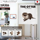 のれん アニマル THE OTTER カワウソ3 85cm幅 90cm丈 タペストリー ポスター 間仕切り 目隠し