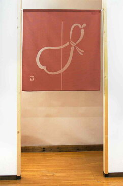 のれん 間仕切り カーテン 防炎ひょうたん 85cm幅 90cm丈 おしゃれ 和風 レッド えんじ レース