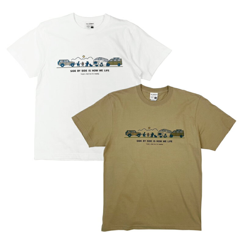 【順次発送】Tシャツ 2401TY01-17 トヨタ TOYOTA CARS CAMPプリントTEE【お届け日指定不可】のサムネイル
